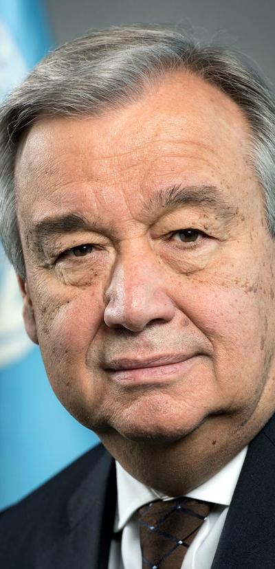 Revised image of UN Secretary-General Antonio Guterres
