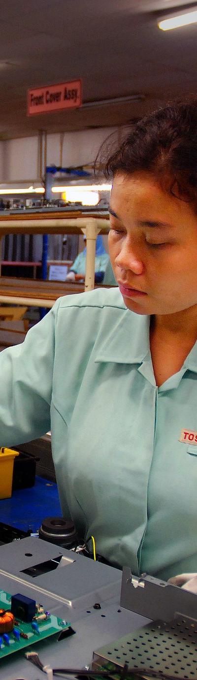 Woman worker Woman working in a factory