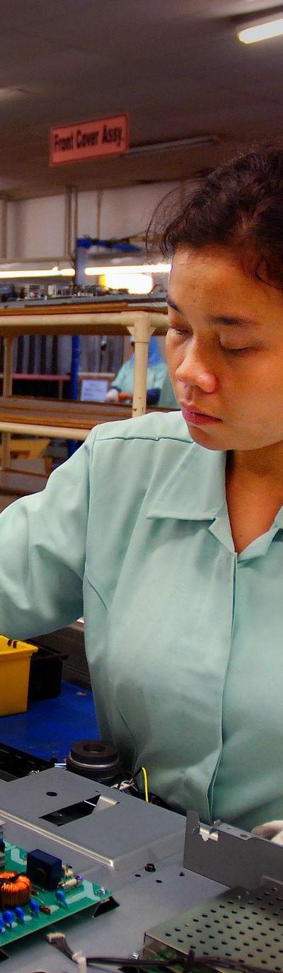 Woman worker Woman working in a factory