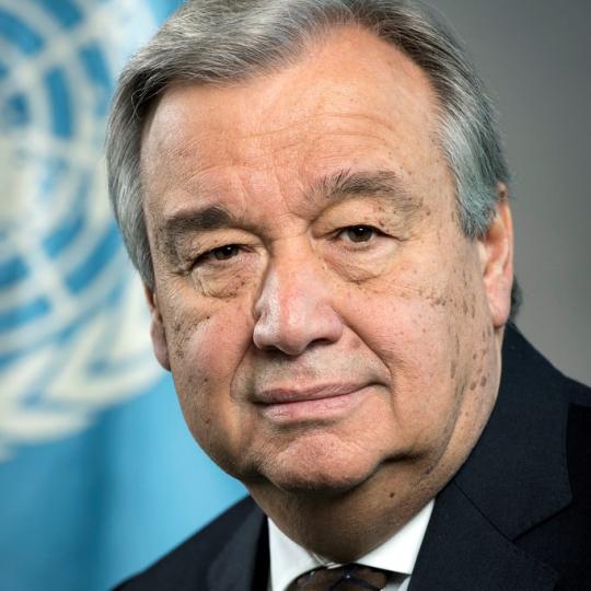 Revised image of UN Secretary-General Antonio Guterres
