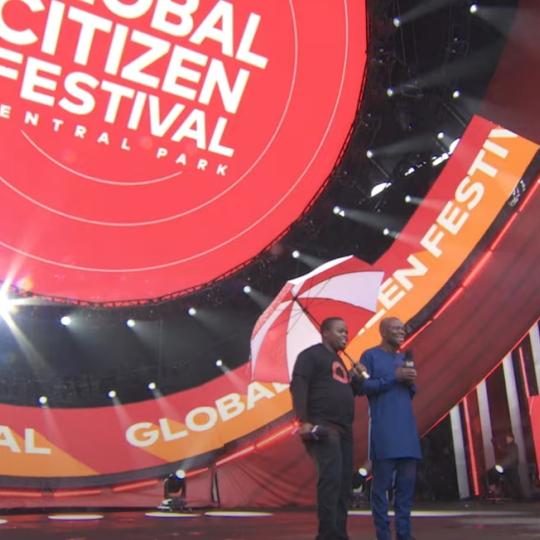 ILO Director-General at the Global citizen Festival