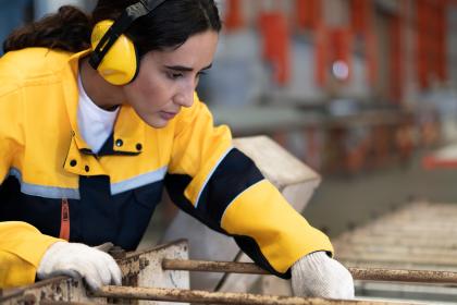 Thumbnail image of a women worker