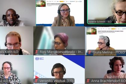 Screenshot of the speakers