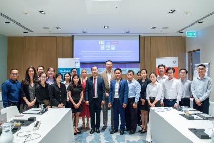 Group photo of Cambodia training