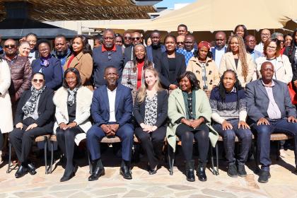 Group photo of women and men