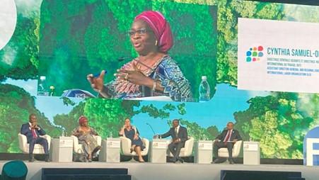 Picture of Cynthia Samuel-Olonjuwon, ILO Assistant Director-General and Regional Director for Africa.