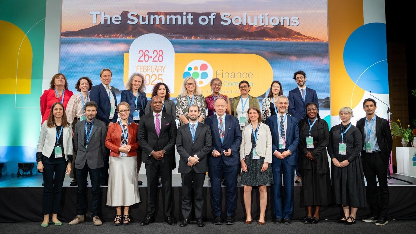 Family picture after the breakout session "Just Transitions and Social Investments" at FICS 2025