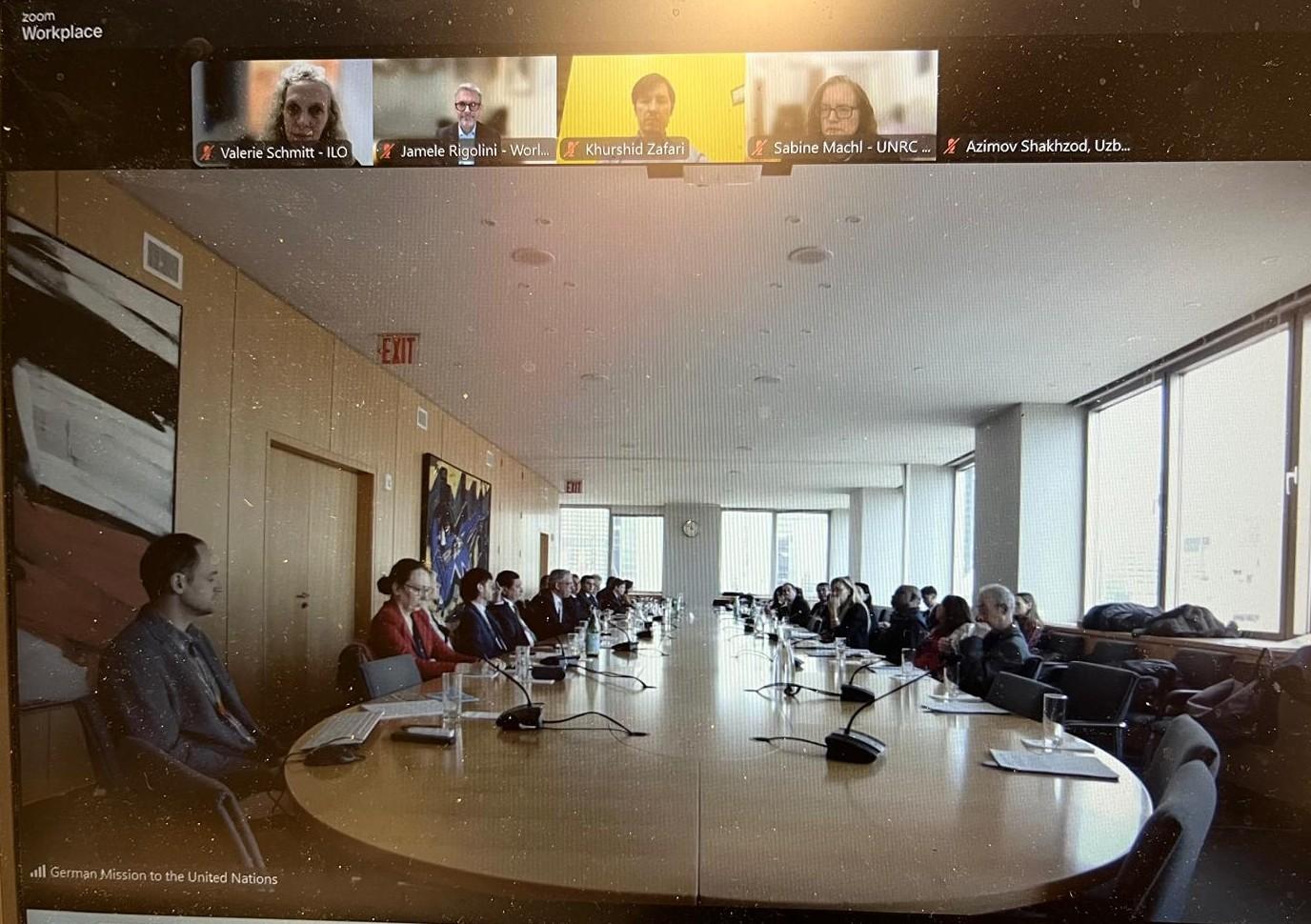 Zoom meeting snapshot