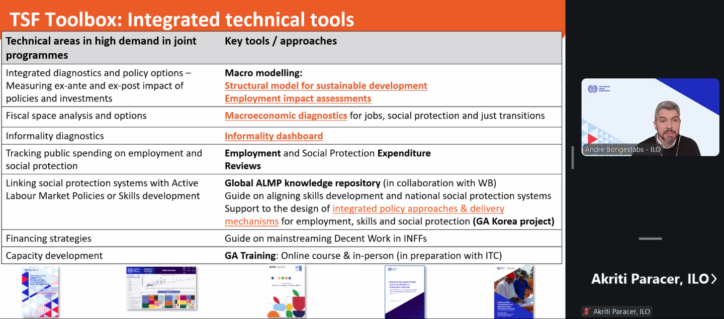 Screenshots from an event