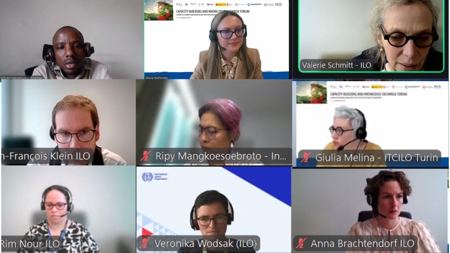Screenshot of the speakers
