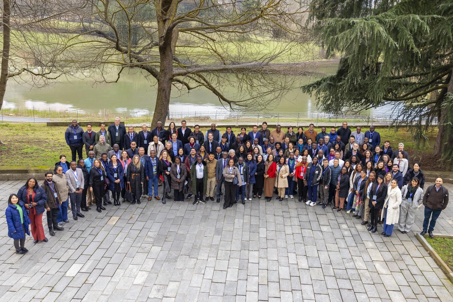 Group photo of the training