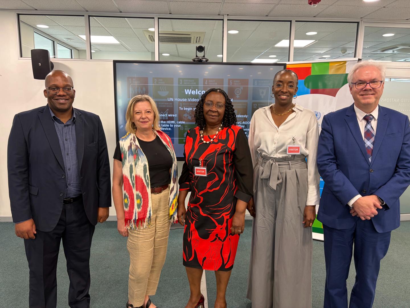 Group photo of women and men