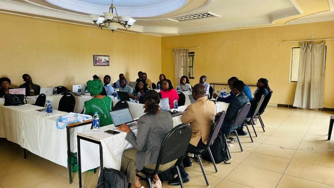 Women and men in a roundtable discussion