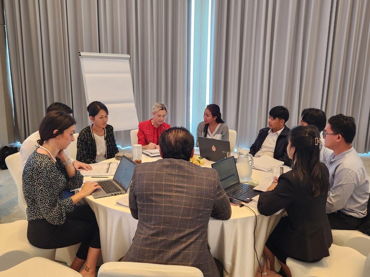 Group work during the event