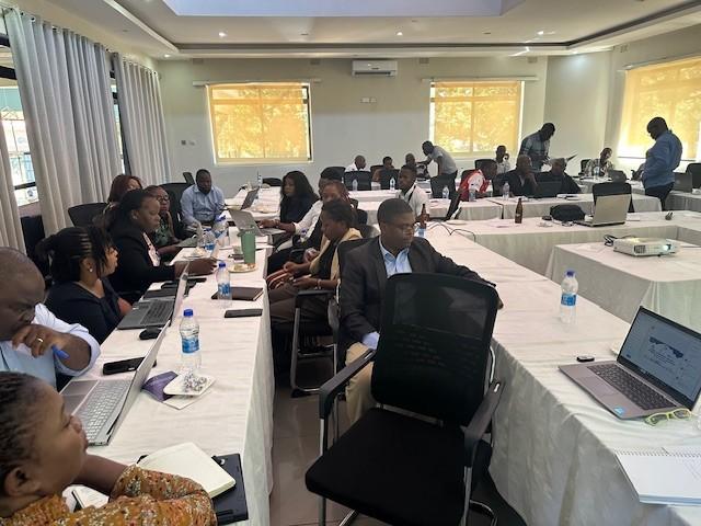 Group work being done at the event