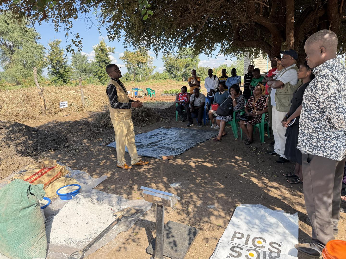 A hands on training in Malawi