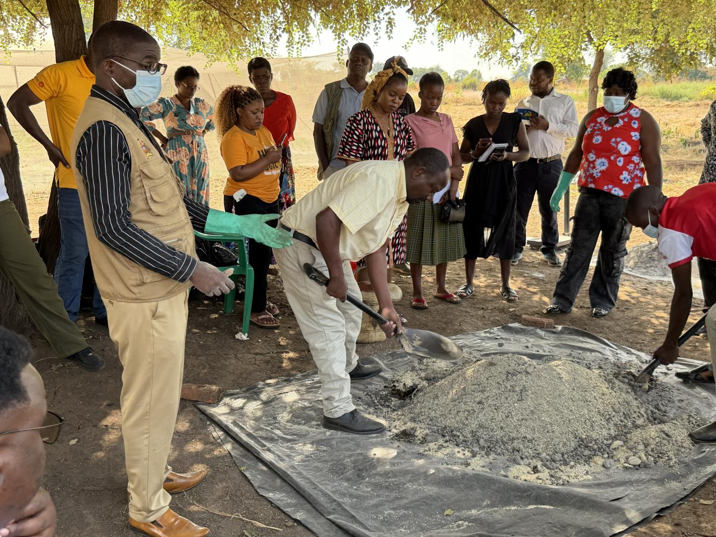 A hands on training in rural Malawi 