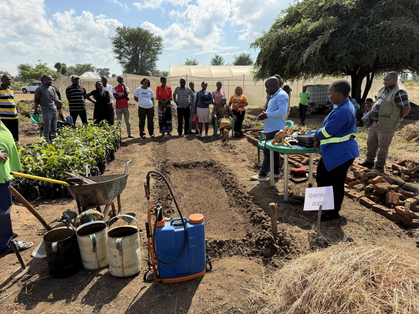 A hands on training in rural Malawi 