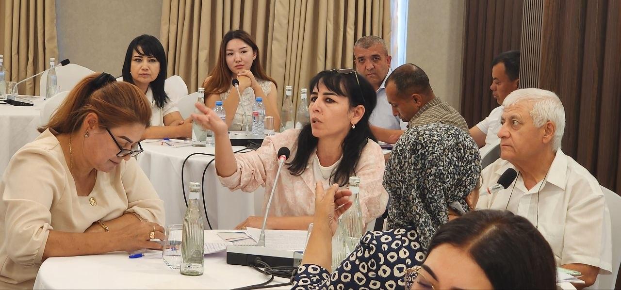 Participants in a group discussion
