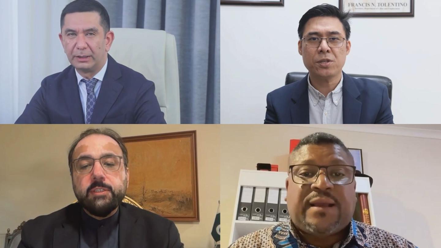 Collage of the speakers