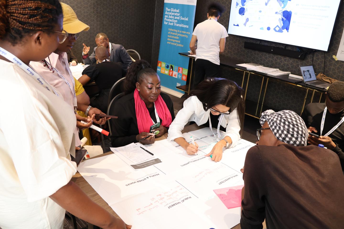 Group work at the workshop